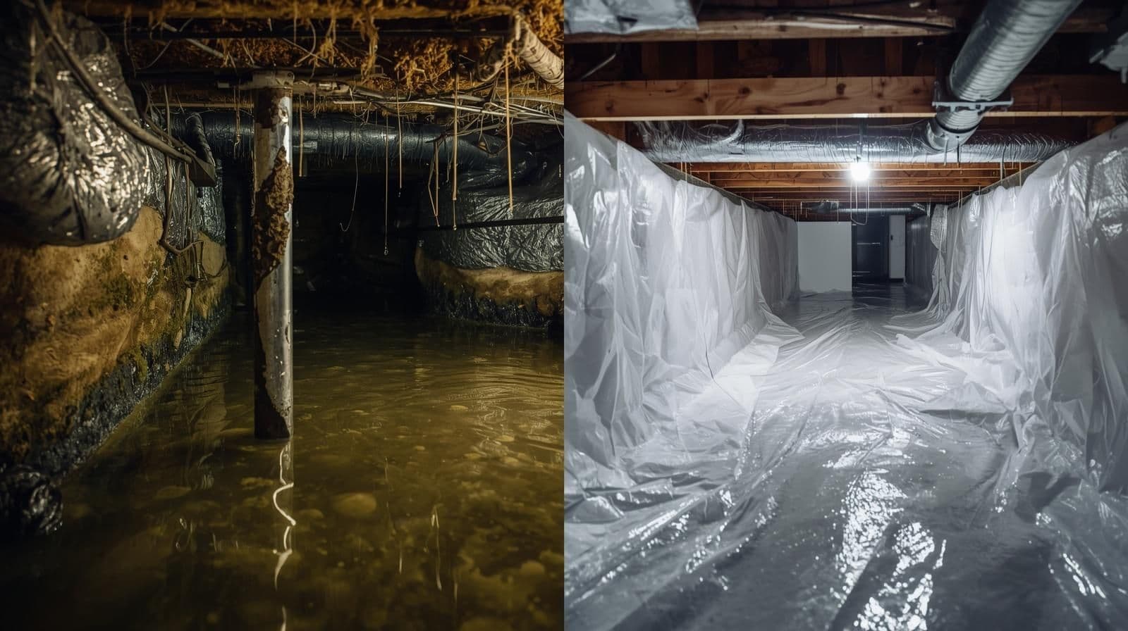 How to Clean Up Sewage in a Crawl Space